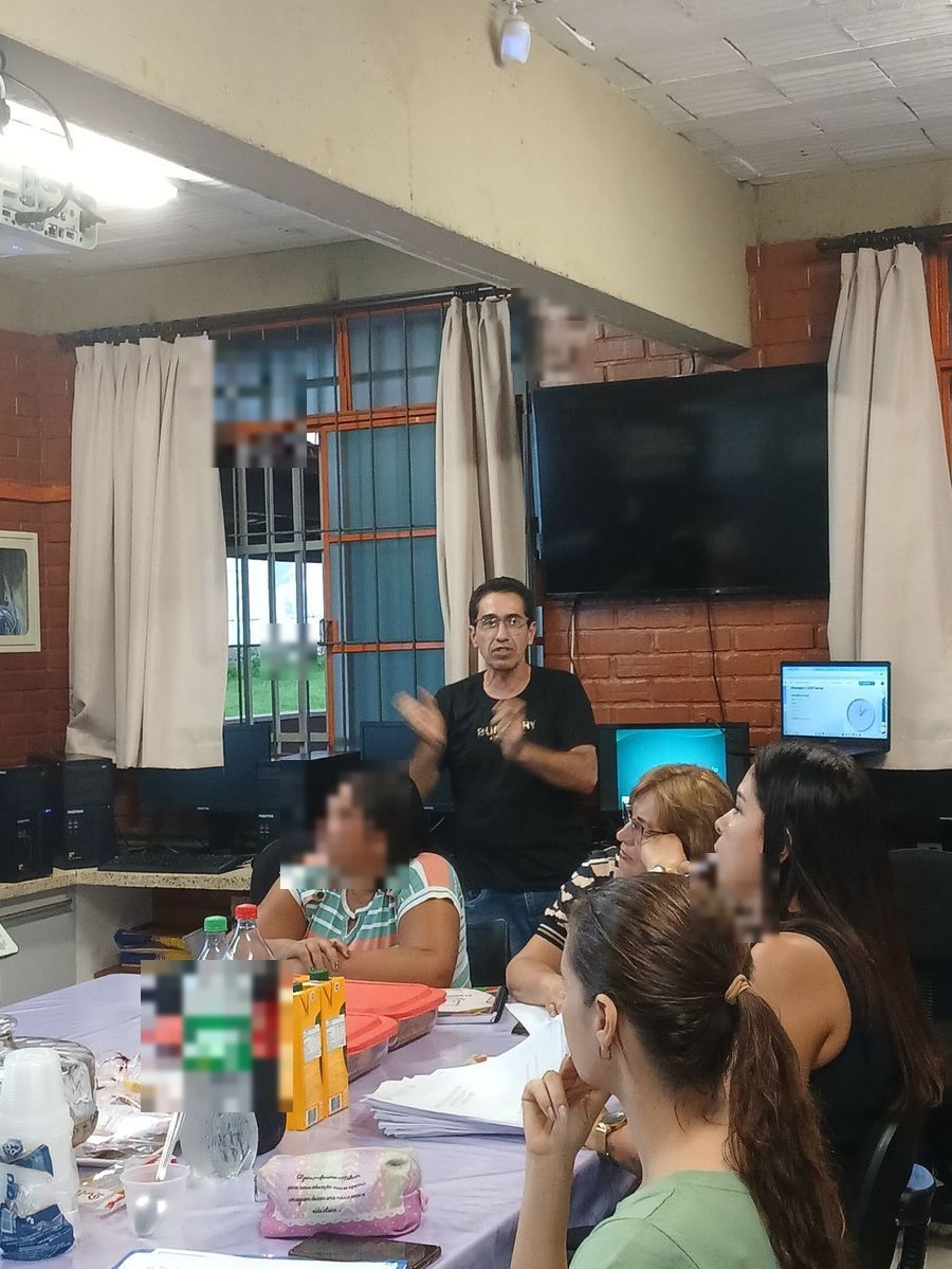 Reunião com professores